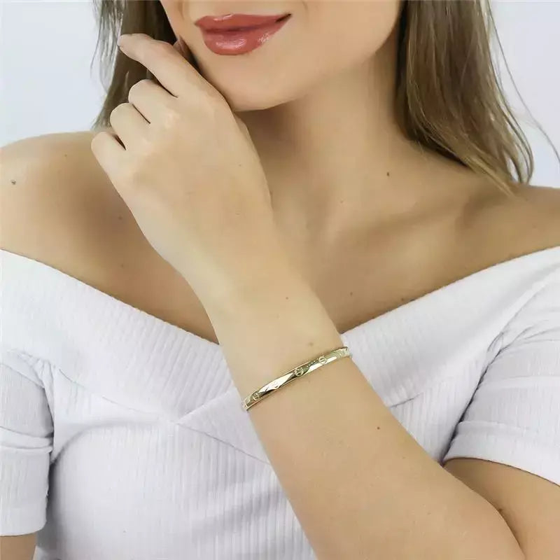 Bracelete Splendya Inspiração Cartier - Banho em Ouro 18K