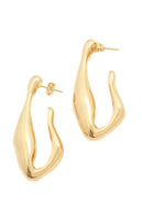 Argola Organic Splendya com Banho em Ouro 18k