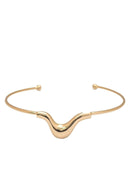 Bracelete Splendya Liso Orgânico com Banho em Ouro 18k