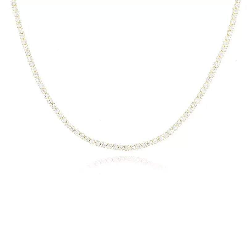 Chocker Splendya Riviera Cristal com Banho em Ouro 18k