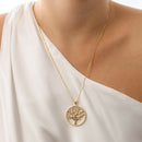 Colar Arvore da Vida 50CM5CM VENEZIANA CRISTAL