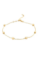 Pulseira Splendya Quadradinho com Banho em Ouro 18k