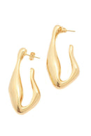 Argola Organic Splendya com Banho em Ouro 18k