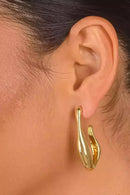 Argola Organic Splendya com Banho em Ouro 18k