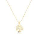 Colar arvore da vida 40CM5CM VENEZIANA 0.8MM CRISTAL