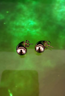 Brinco Splendya Lagrima P com Banho em Ouro 18K