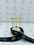 Brinco Luxo Moda Personalidade Requintado Splendya Com Banho emOuro18K