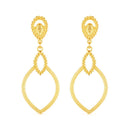 Brinco Dourado Luxo Gota de Gala