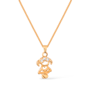 Colar Dourado Filha com Zircônia