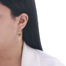 Trio de pontos de Luz e flor Splendya com Banho em Ouro