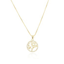 Colar arvore da vida 45CM5CM VENEZIANA 0.8MM CRISTAL