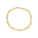 Pulseira Dourada Masculina Elo 3 por 1 - 5mm