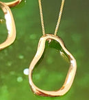 Colar Splendya Orgânico com Banho em Ouro 18K