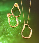 Colar Splendya Orgânico com Banho em Ouro 18K