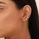 Trio de Bolinhas Lisas Splendya em Banho de Ouro 18k (10MM)