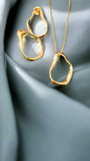 Colar Splendya Orgânico com Banho em Ouro 18K